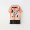 Disney Cool Boy Clothes Designer Za Tops Summer Boy Children Outfits Short Sleeved T-shirt Sport Clothing Children Suit For Boy 5