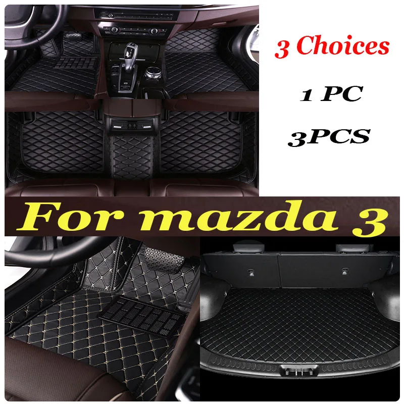 

Car floor mats for mazda 3 2010 2011 2012 2013 Custom Auto Foot Pads Automobile Carpet Cover Interior Accessories