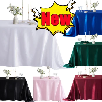 Satin Solid Tablecloth 1