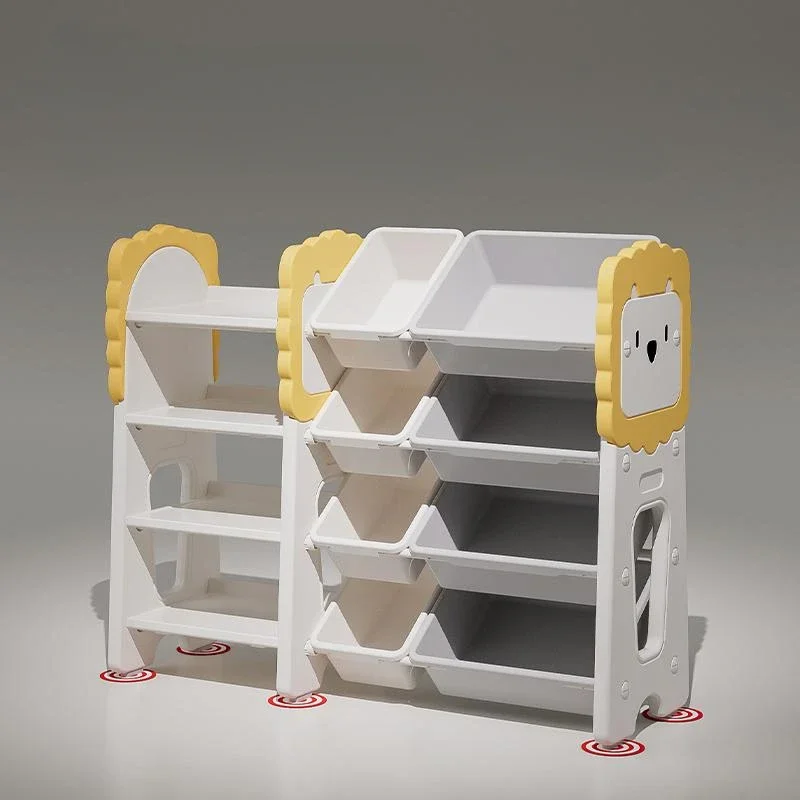 Mobile Children's Bookshelf Floor Storage RackStorage Book Nook Rack Corner Narrow Meuble Rangements Jouets Infant Bookcase