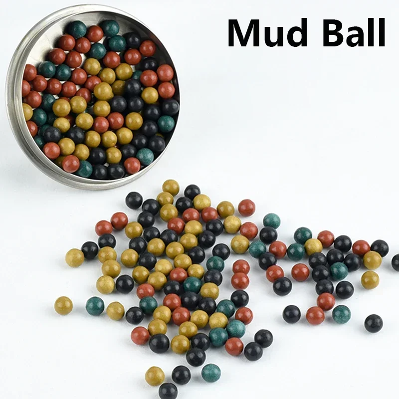 Slingshot Ammo 100PCS 8MM Multicolor Safety Mud Ball Ceramic Ball