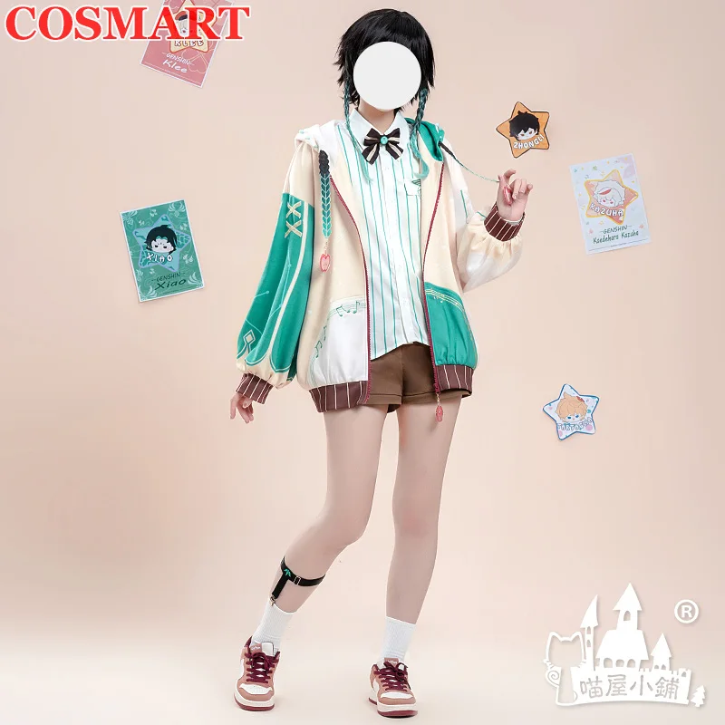 

COSMART Genshin Impact Venti Cosplay Costume Daily Fashion Autumn And Winter Sports Casual Hoodies Halloween Party Outfit Unisex