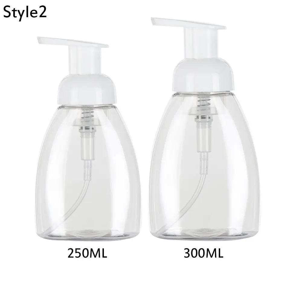 Clear Blue Shampoo Lotion Shower Gel Foam Pump Bottles Foaming Bottle Liquid Soap Whipped Mousse Points Bottling 3