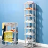 Shoe Rack Storage Organizer Household Living Room Vertical Shoes Rack Storage Cabinet Cabinets Removable Household Shoe Rack 6