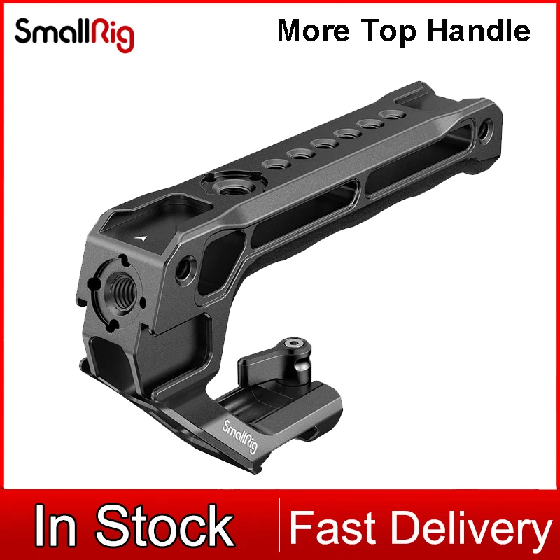 Smallrig Nato Top Handle Universal Cold Shoe/Hot Shoe Mount Impugnatura Nato A Sgancio Rapido Per Sony Canon Nikon Camera Cage