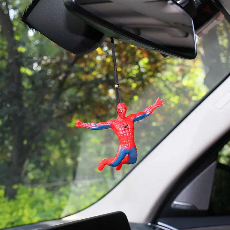 

Swing Duck Series Cartoon Car Rearview Mirror Pendant Hand-run Action Figure Car Hanging Ornaments Interior Mirror Hanging