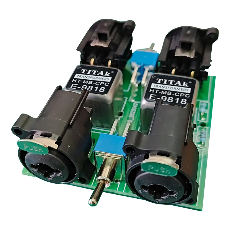 מבודד שמע הפחתת רעש תיבת קרקע DI 6.35 לגיטרה חקלאית סטריאופונית חשמלית כרטיס קול מראה הפחתת רעש