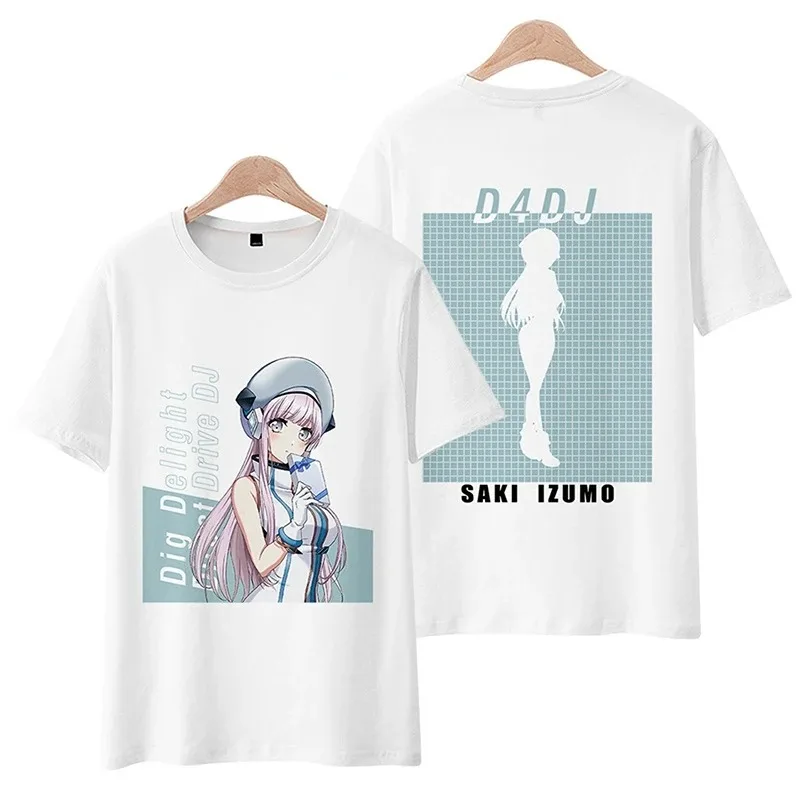 

D4DJ First Mix Photon Maiden Saki Izumo 3D Print T Shirt Women Men Summer Short Sleeve Funny Tshirt Graphic Tees Streetwear 2024