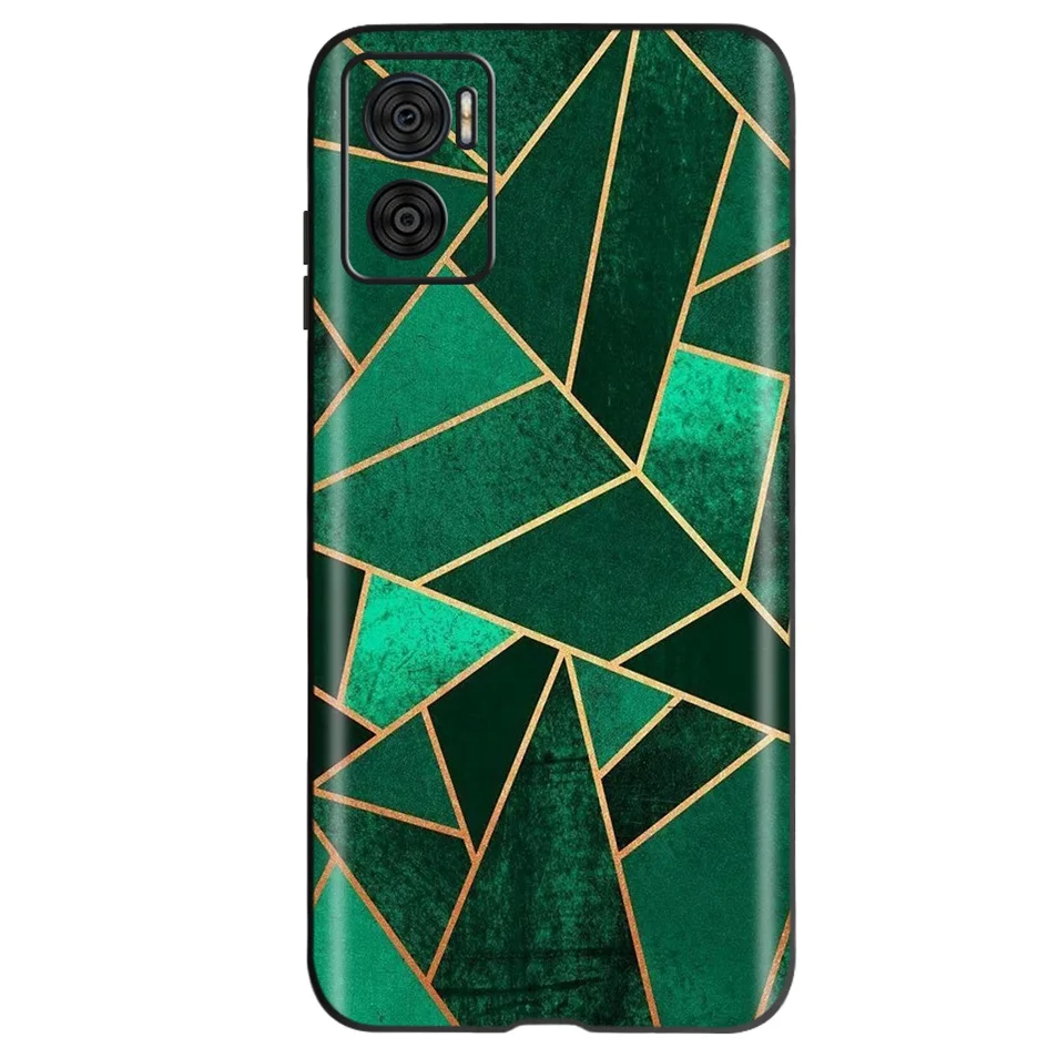 Elegant Flower Butterfly Soft Phone Case for Motorola Moto E Series