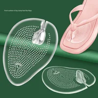 Silicone Pantoufles Sandales Avant-pied Pad Flip-flop Pad Clip Coussinets GEL Chaussures Semelle Soins Des Pieds Massage Particule Coussin Antidérapant 1