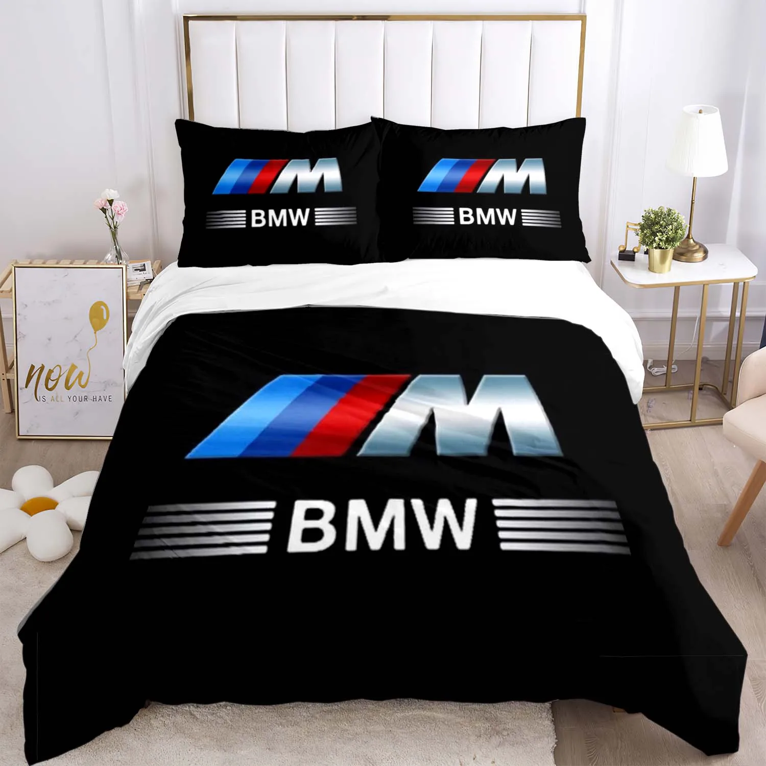 BMW Bed Sheets Set, Luxury Bedsheets