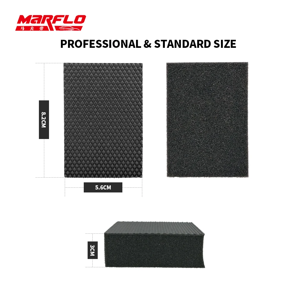 Car Wash Mud Magic Clay Bar Sponge Block Pad Remove Contaminants Before Polisher Wax For Car Care Cleaning car cleaning clay bar