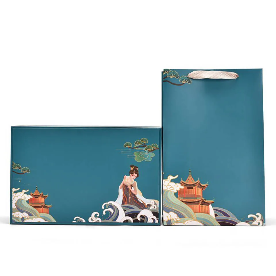 1 Set Porcelain Tea Set Ceramic Tea Cup With Box Chinese For Home Restaurant Office Gifts For New Year Holiday Lover