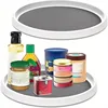 Non-Skid Lazy Susan Organizer for Pantry Organization Kitchen Storage Bathroom Sink Cabinet Refrigerator Countertop Spice Rack 1