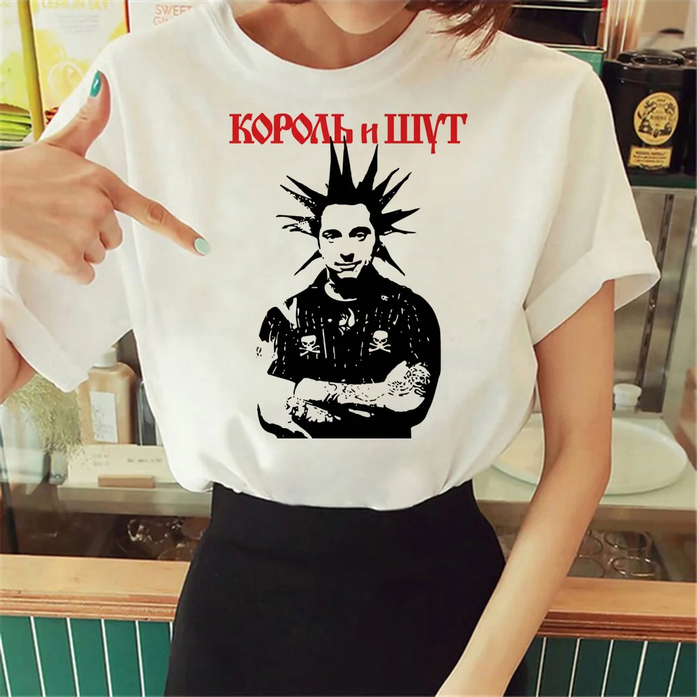 King And Jester Korol I Shut Top Donna Y2K Top Girl Streetwear Anime Abbigliamento Giapponese