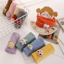 

Baby Scarf Soft Polyester Cute Cartoon 3D Doll Outdoor Comfortable Keep Warm Scarf Children Accessories Autumn Winter New Hot