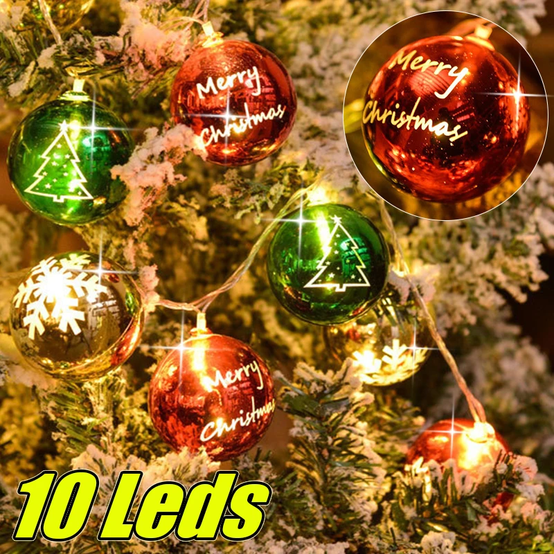 

1.5M Christmas LED String Light 10 Leds Decoration Garland Lamp for Christmas Party Garden Patio Backyard Xmas Decors Light