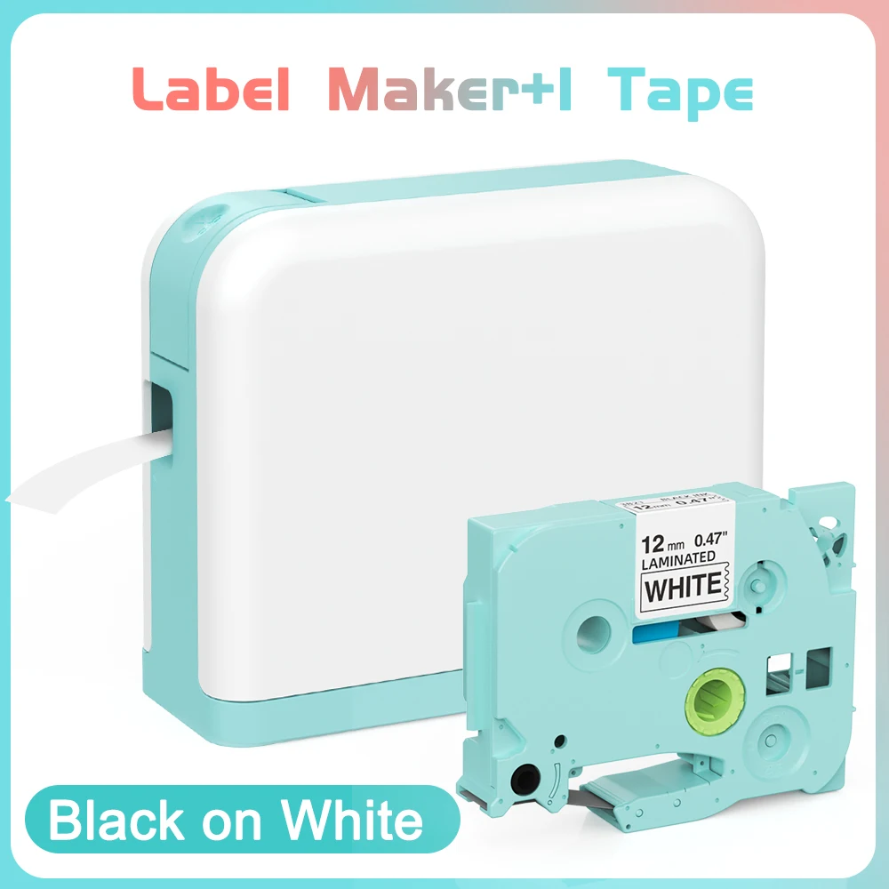 

Vixic P3200 6/9/12mm Label Maker Portable Label Printer Wireless Labeler Thermal Transfer Laber for Home School Office