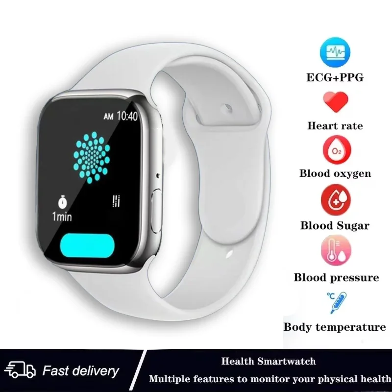 Non-invasive 24-Hour Health Monitor Glucose Blood Pressure Heart Rate Sleep Tracker Medical Device for Continuous Monitoring