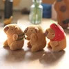 1-20PCS Cartoon Capybara Pendant Plush Toy Doll Bag Hanging Ornament Cute Kapila Keychain Doll Desktop Doll Ornament Car Pendant 5