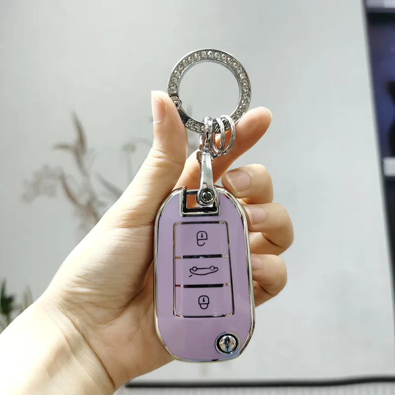 

Чехол для автомобильного ключа для Peugeot 208 3008 308 508 408 2008 107 206 306 301 307 для Citroen C4 C3 C5 C6 C4L CACTUS C8 DS4 DS5