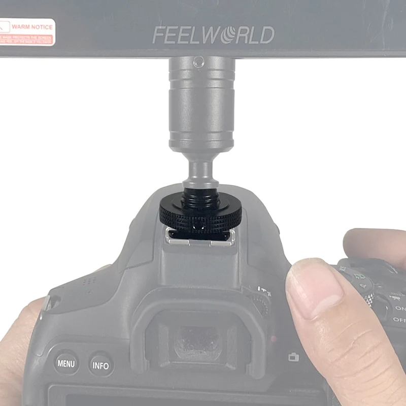 Supporto Universale Per Smartphone CAMOLO 2-in-1 Con Attacco GoPro E Slitta Fredda - In Metallo, Vite 1/4", Gomma Antiscivolo, Per Vlog, Treppiede, Selfie Stick - 2