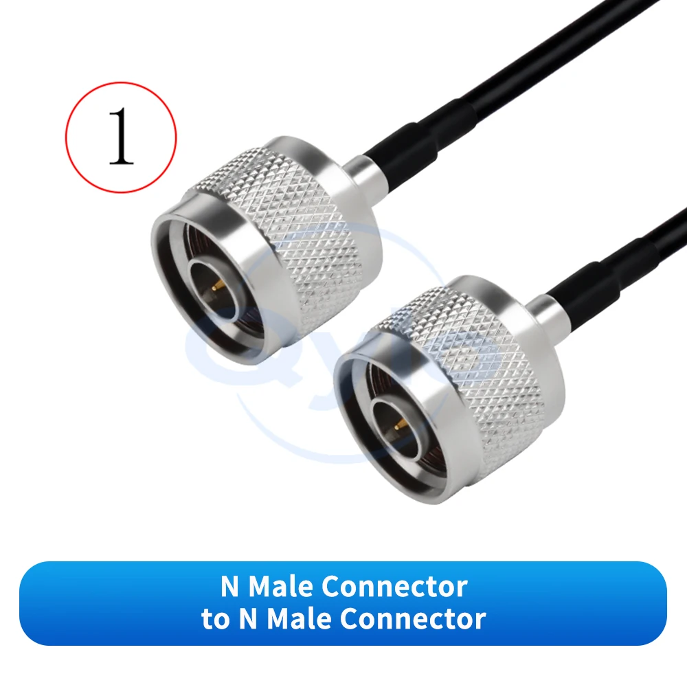 N-auf-N-Stecker/Buchse-Adapterkabel N-auf-N-Verlängerungskabel Mehrsträngiges HF-Koaxial-RG58-Kabel 0–6 GHz (1 Stück) – Detail 3