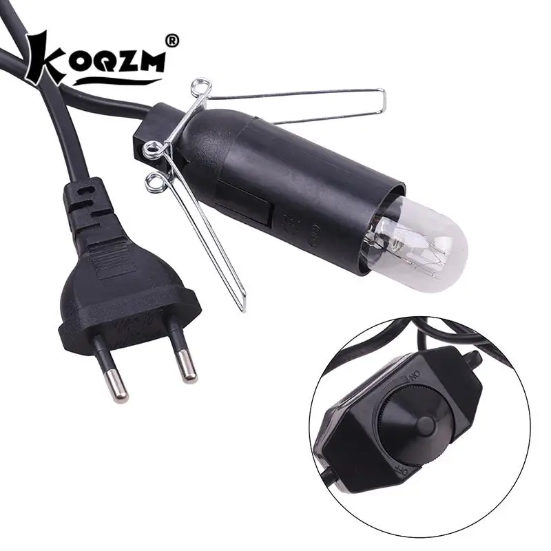 Power Cord Cable with Dimmer ON OFF Switch Metal Clip E14 E12 Base Hanglamp Holder Socket Plug 1.5m for Salt Rock Lava Lamp