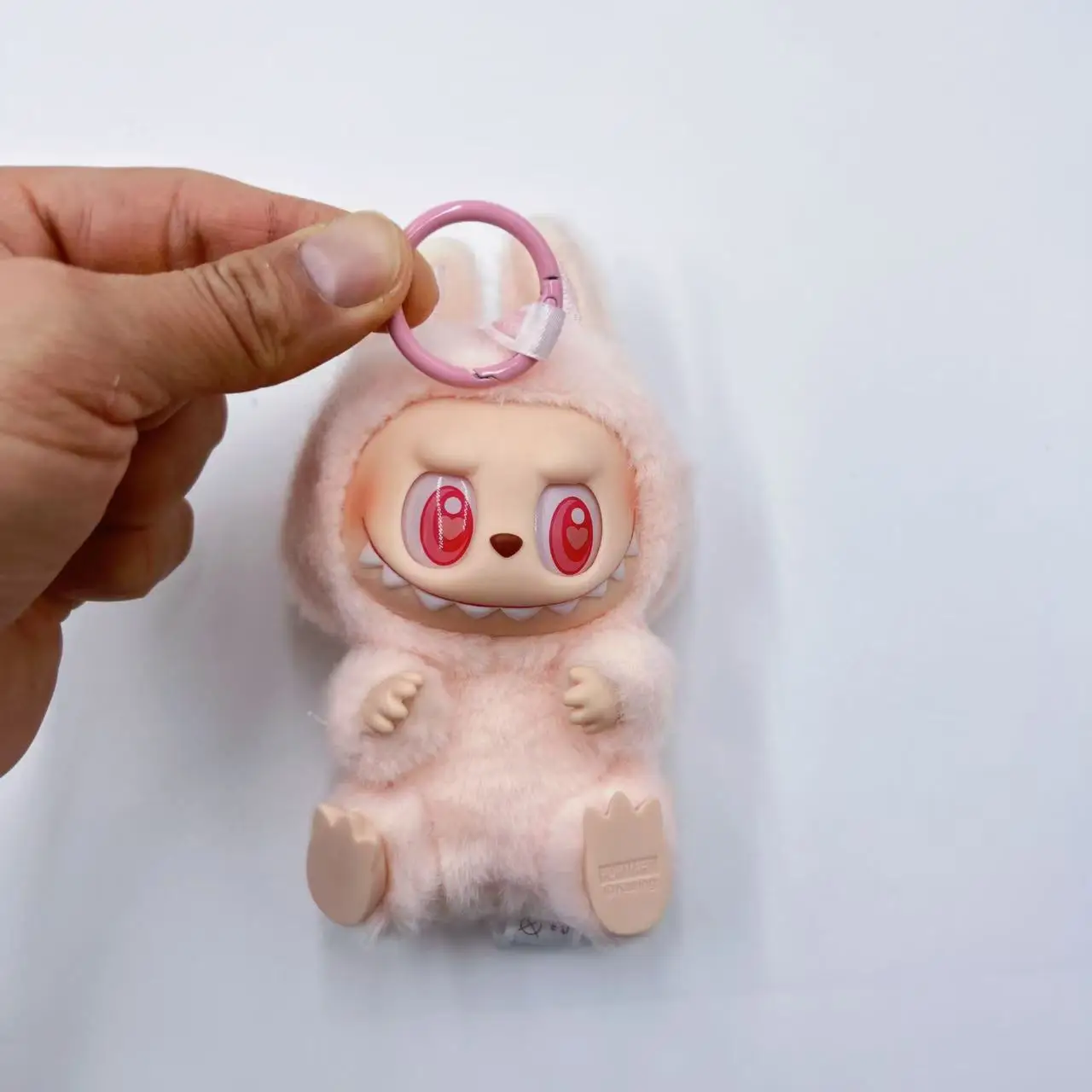 Labubu Sitting Par Keychain Anti-Theft Spring Clasp Faionable