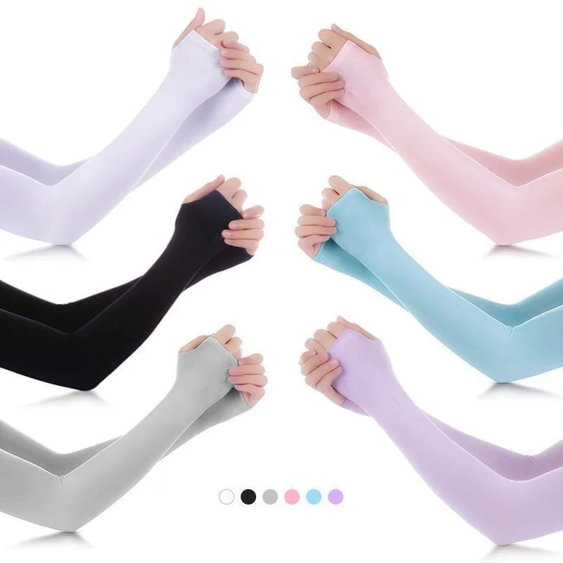 Sun Protection Arm Sleeves Unisex Arm guard Sleeve Warmer Women Men Sports Sleeves Sun UV Protection Hand Cover support Running Fishing Cycling Ski