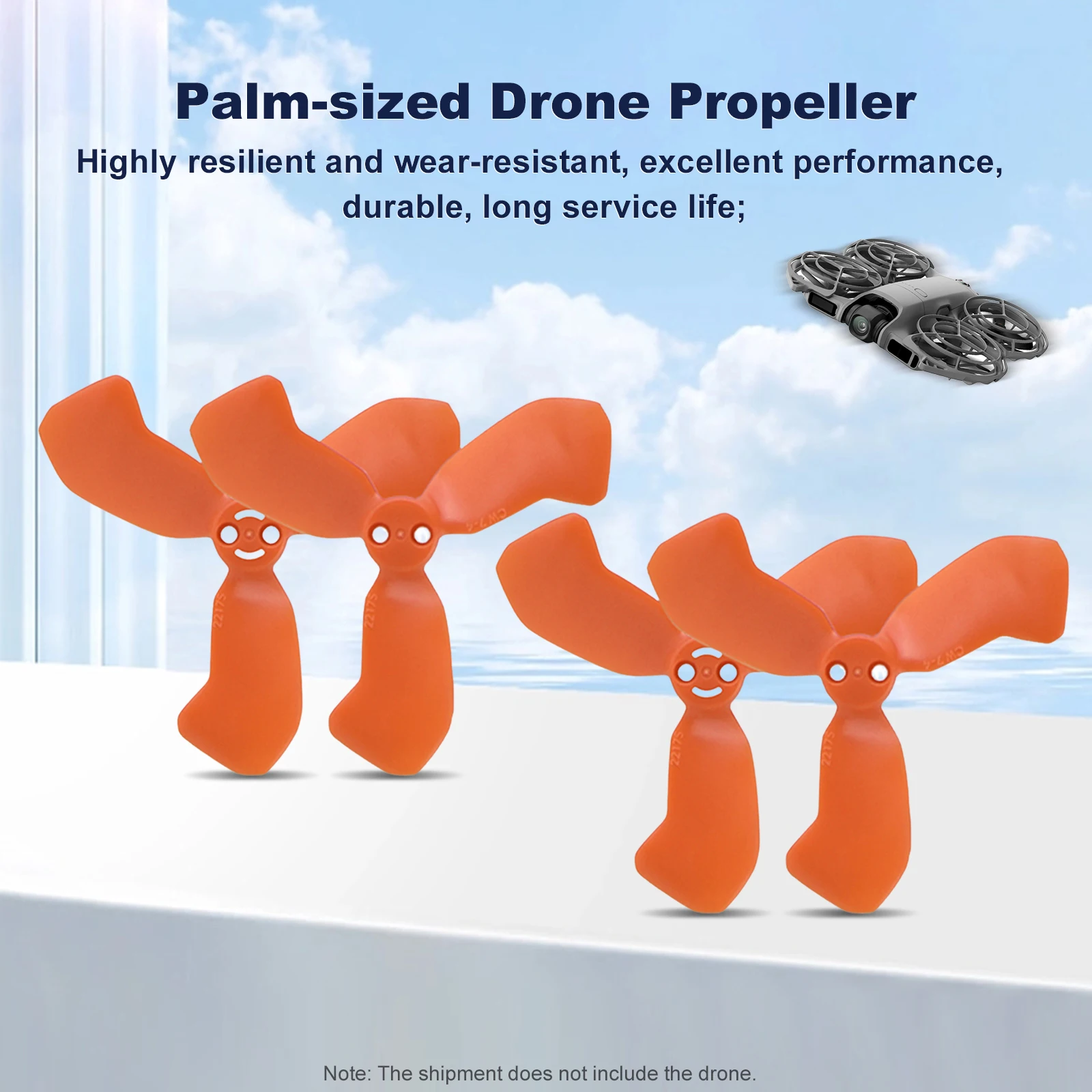 나사와 드라이버가 포함된 2쌍의 소품 날개, DJI Neo 2 드론 액세서리용 저소음 날개 교체 블레이드