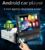 7‘’ Retractable Screen 1Din Car Radio Android 13 Wireless Carplay Multimedia Universal Smart Central Autoradio FM Navigation GPS 6
