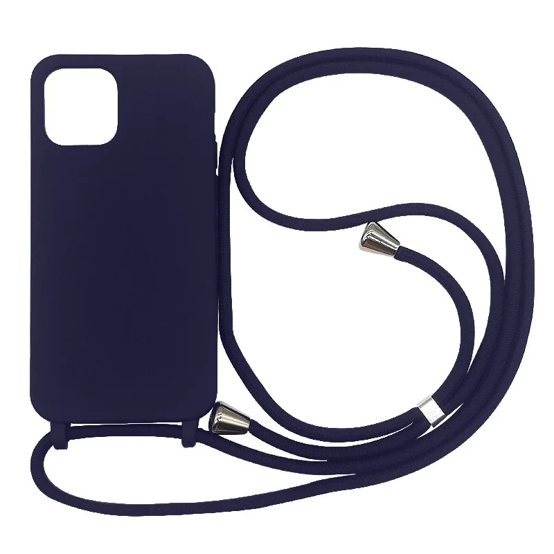 Versatile Crossbody Necklace Strap with Soft Silicone Case Cover