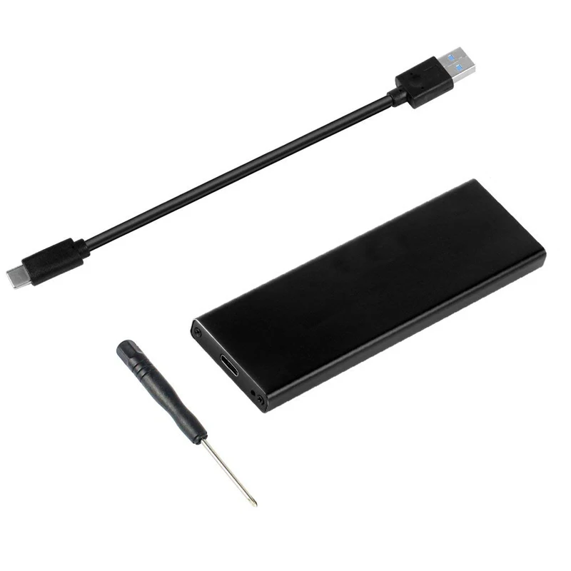 Macbook 2012 Air A1425 A1398 A1465 A1466 SSD 케이스 초박형 알루미늄 합금 USB3.2 GEN2 6Gbps M.2 SATA SSD 박스 SSD 인클로저