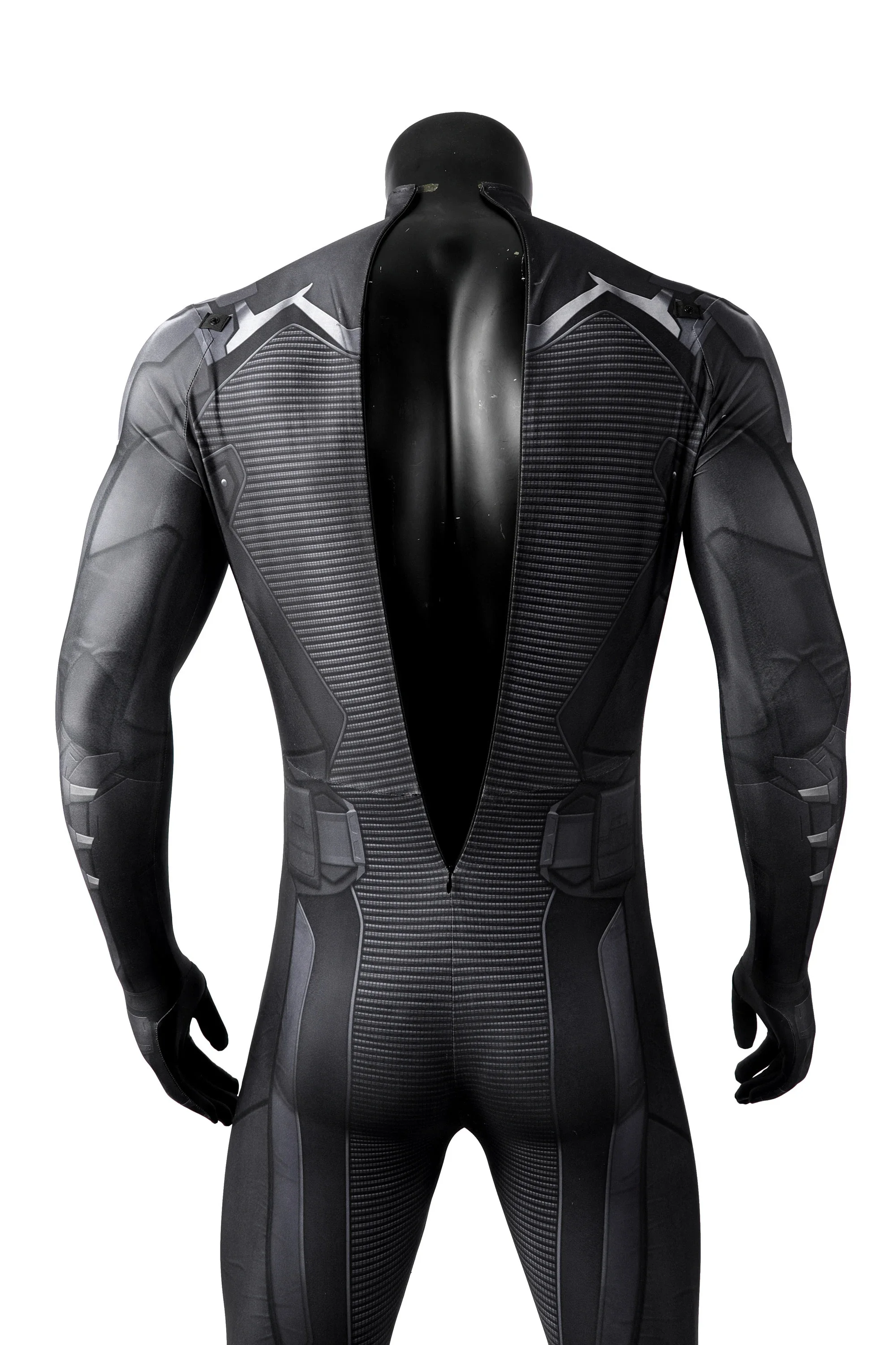 DC-Inspired Batman Spandex Bodysuit Cosplay Costume for Adults and Kids