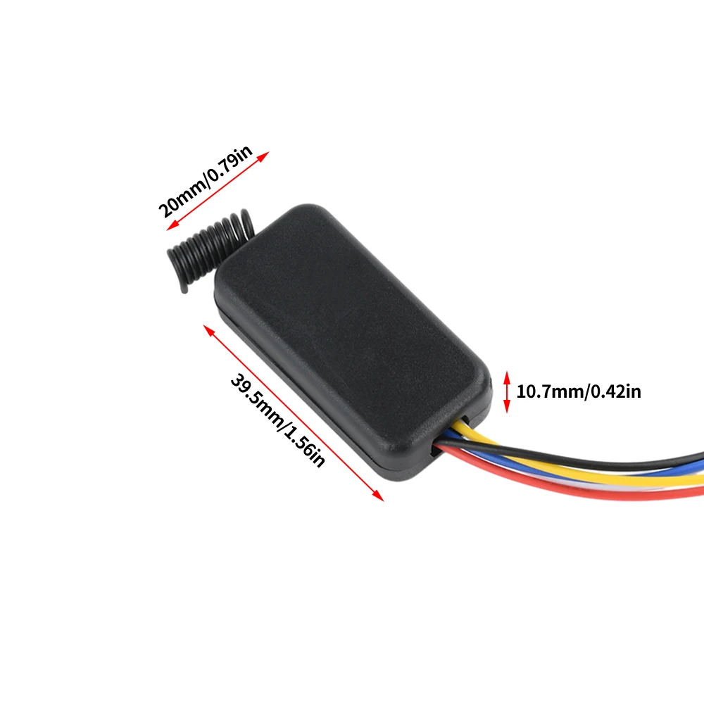 LED 램프용 미니 릴레이 무선 리모컨 스위치, 박스 및 흰색 송신기 포함 마이크로 리시버, DC 3.5V, 5V, 9V, 12V, 433Mhz