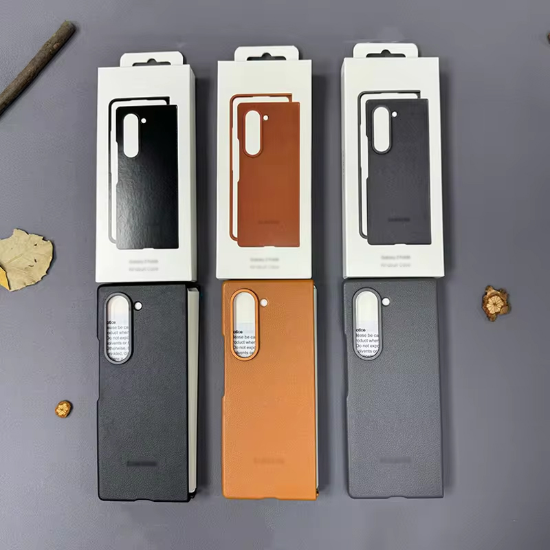Luxury leather phone Case For Samsung Galaxy Z Fold 6 Phone Shell High quality original leather Z Fold6 Shockproof Phone Cover