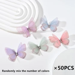 Vibrant 50PCS Butterfly Decorations for DIY Crafts and Celebrations (Mix)