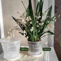 Mesh Pot Root Control Orchid Flower Breathable Growth Container Drainage Hole Orchid Pot With Root Garden Plastic Flower Pot 1