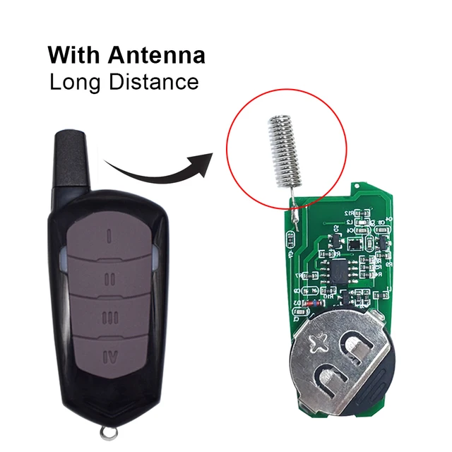 ROGER H80 TX22 E80 TX54R X52R Remote Control 433MHz Fixed Code ROGER Garage Opener Door Command Transmitter 3