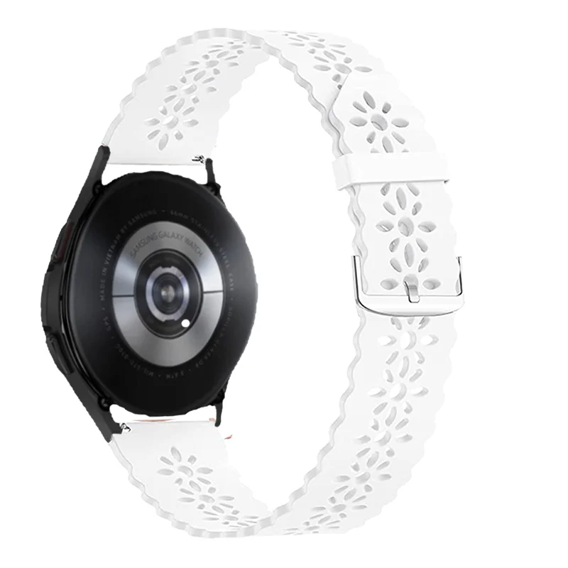 Women's Sport Lace Silicone Watch Strap - Stylish Bracelet Design, 20mm/22mm Band