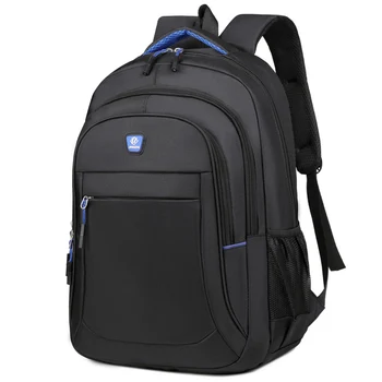 Backpack men and women Oxford cloth backpack large capacity junior high school student backpack men's travel backpack 1