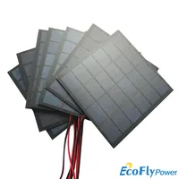 Mini panneau solaire 4V 5.5V 5V 6V 7V 10V 12V 50mA 60mA 100mA 150mA 200mA 500mA Mono/poly, vente en gros 6
