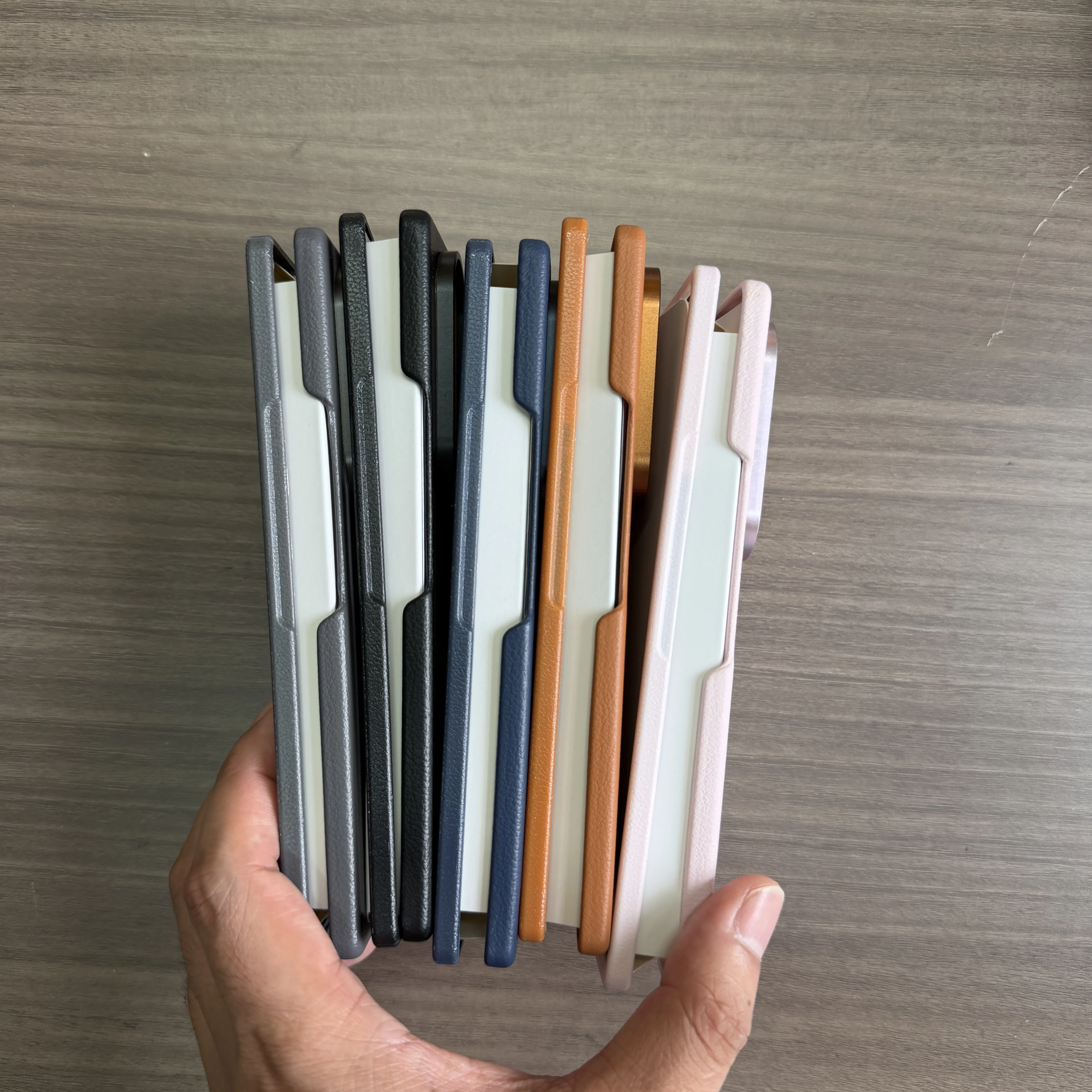 Luxury Leather Phone Case - Thin Shockproof Back Bumper Protection Coque Shell