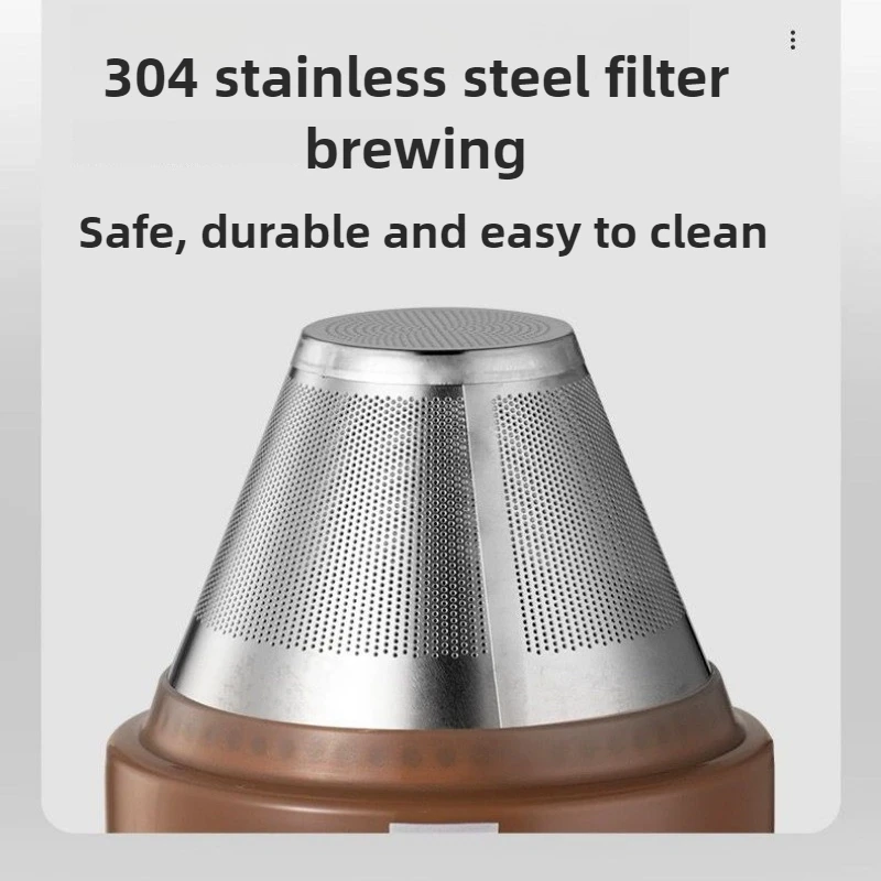 Automatic Grinding Integrated Coffee Machine Portable Multi-function Capsule Coffee Machine High Temperature Glass Household