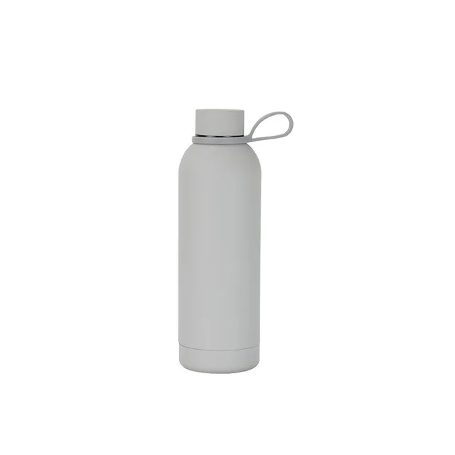 Stainless Steel USA Style Small Mouth Bottle Outdoor Sports Portable Thermos Cup Lifting Ring Water Bottle 4