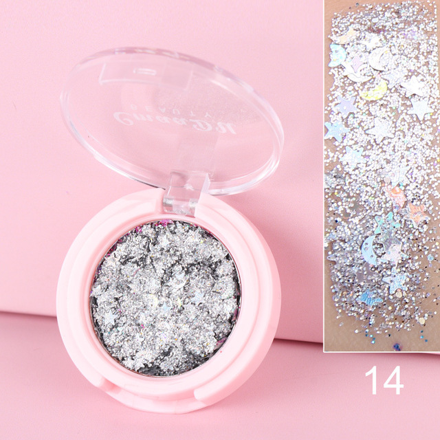 Jewels Eyeshadow Shimmer Pigment Body Face Eye Glitter Sequin Gel Cream Eye Shiny Skin Face Festival Cosmetic Glitter