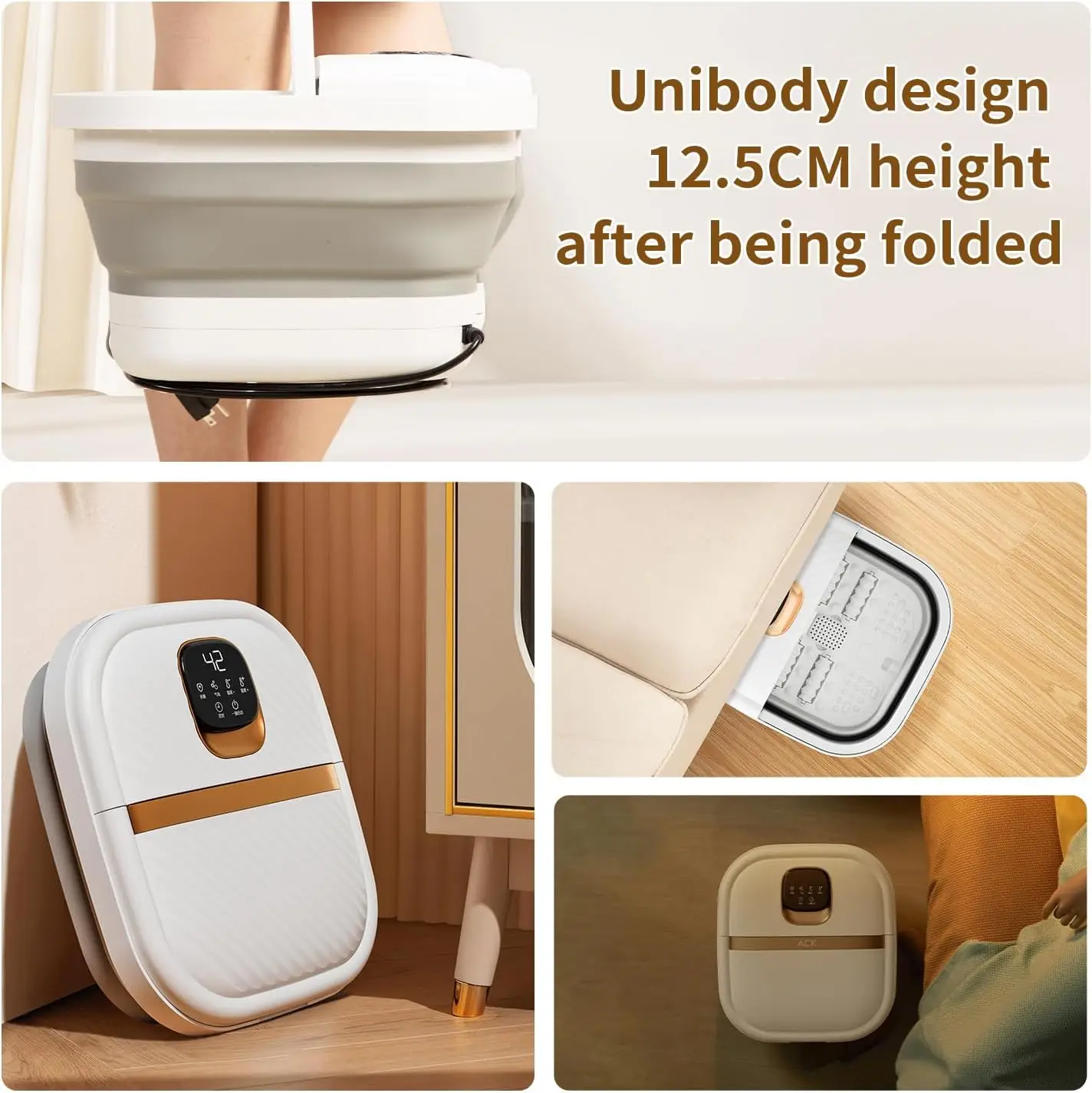 Foldable Foot Spa Massager with Smart Temperature Control 5