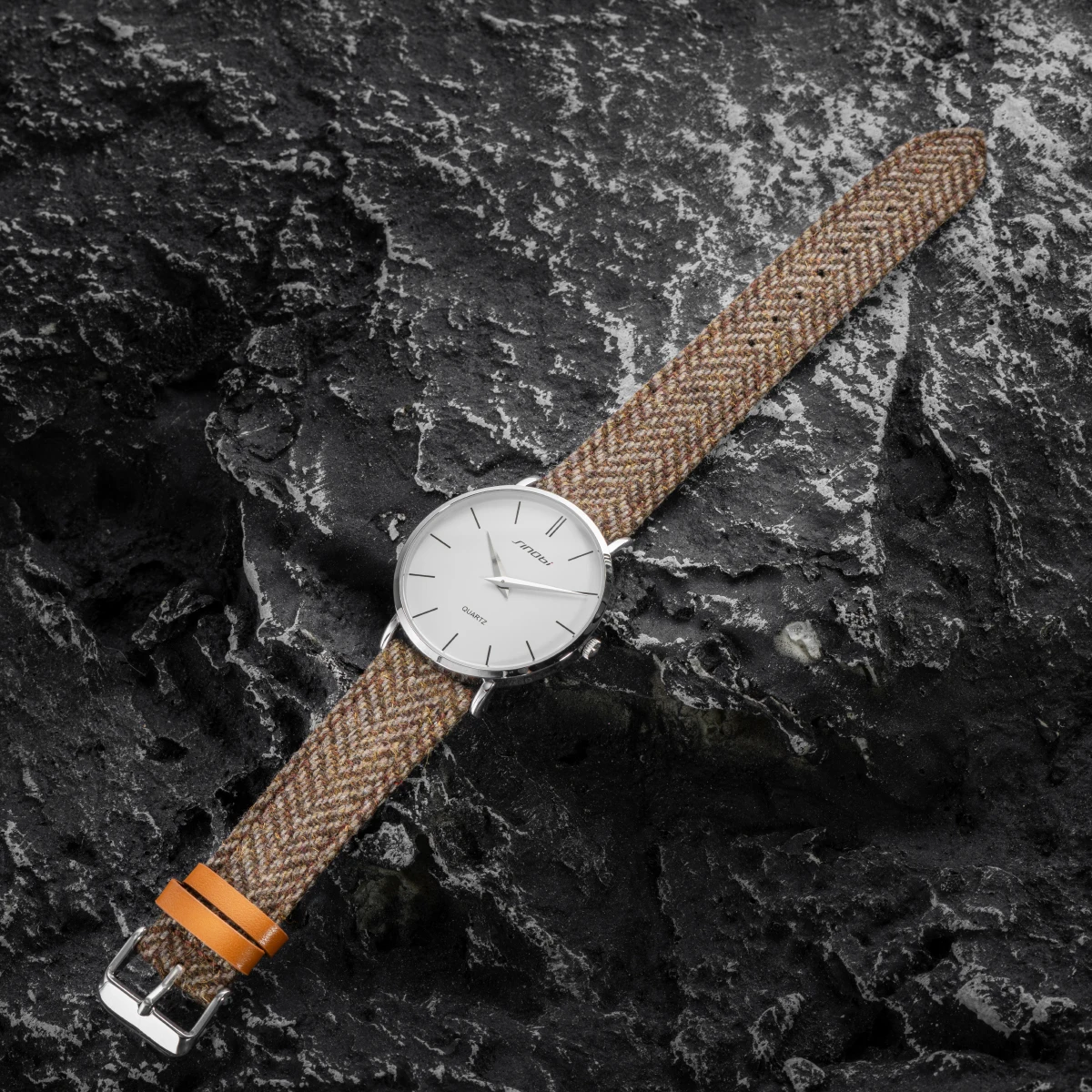 Vintage Weave Leather Nylon Quick Release Watch Band - Universal Replacement Wristband