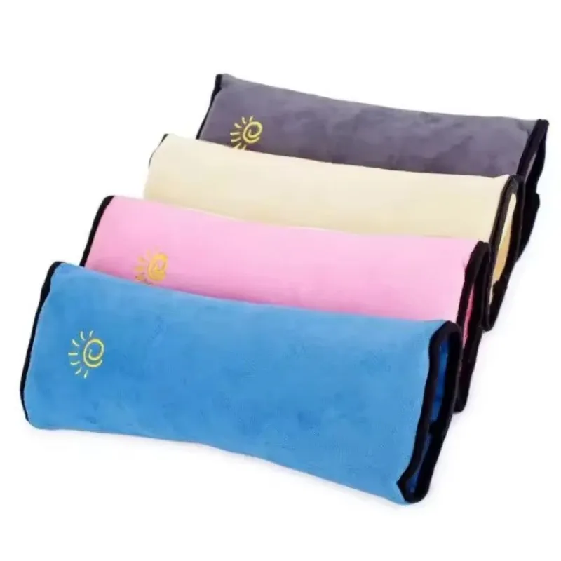 Child Safety Shoulder Guard Belt Suede PP Cotton Car Seat Accessory
